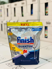 Viên rửa bát Finish Quantum All IN 1 nhập khẩu châu âu 60v (loại viên to) - Hương chanh