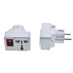 Ổ Cắm Chuyển Đổi Đa Năng Có Công Tắc Bật/Tắt Tiện Lợi - Công Suất 2000W, Nhựa ABS Cao Cấp