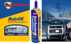Vệ sinh kính chống bám mưa xe ô tô Bullsone RainOK Speed Spray 3in1 chính hãng sản xuất tại Hàn Quốc