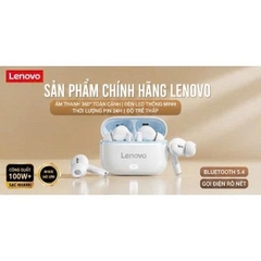 Tai nghe Bluetooth Lenovo EA269 – Bluetooth 5.4 | Âm thanh 360° | Pin 24H | Chống nước IPX4