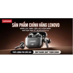 Tai nghe Bluetooth Lenovo EA269 – Bluetooth 5.4 | Âm thanh 360° | Pin 24H | Chống nước IPX4