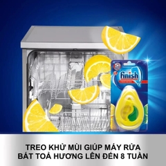 Tinh dầu treo khử mùi khoang máy rửa bát Finish - Mùi hương chanh