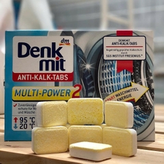 Viên vệ sinh lồng máy giặt Denkmit hộp 60 viên