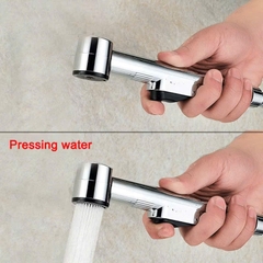 Bộ vòi xịt vệ sinh bằng nhựa ABS mạ Crom