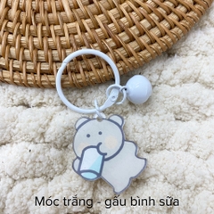 Móc Khoá Gắn Mica Hoạt Hình (1cái)