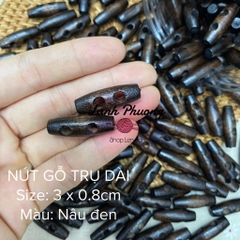 Nút Gỗ Trụ Dài 3.5x1cm (1 cái)