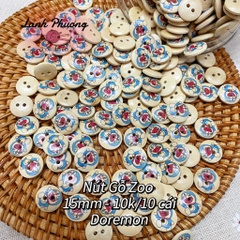 ⚫️Nút Gỗ Zoo (set 10 cái)