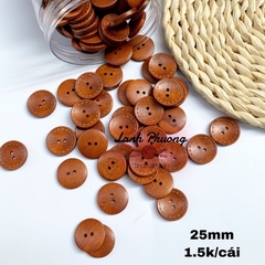 ⚫️Nút Gỗ Nâu Đậm (set 10 cái)