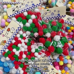 Gói Pompom Hạt Trang Trí