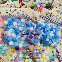 Gói Pompom Hạt Trang Trí