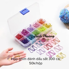 Hộp Ghim Đánh Dấu Sắt 300 Cái