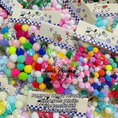 Gói Pompom Hạt Trang Trí