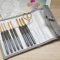 Bộ Kim Móc Tulip Xám Etimo Gold