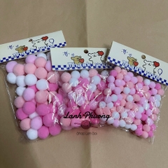 Gói Pompom Hạt Trang Trí