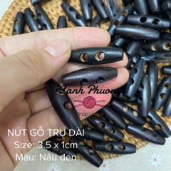 Nút Gỗ Trụ Dài 3.5x1cm (1 cái)