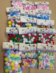 Gói Pompom Hạt Trang Trí