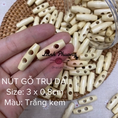 Nút Gỗ Trụ Dài 3.5x1cm (1 cái)