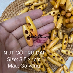 Nút Gỗ Trụ Dài 3.5x1cm (1 cái)