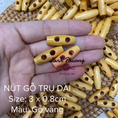 Nút Gỗ Trụ Dài 3.5x1cm (1 cái)
