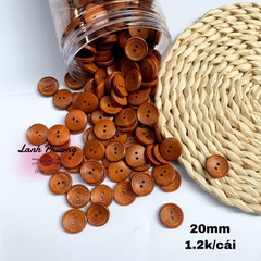 ⚫️Nút Gỗ Nâu Đậm (set 10 cái)