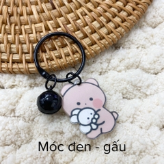 Móc Khoá Gắn Mica Hoạt Hình (1cái)