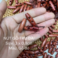 Nút Gỗ Trụ Dài 3.5x1cm (1 cái)