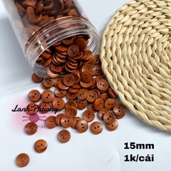 ⚫️Nút Gỗ Nâu Đậm (set 10 cái)