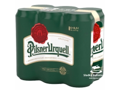 Pilsner Urquell světlý ležák pivo 500 ml plech 6 × 500 ml