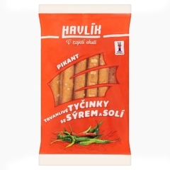 Havlík Trvanlivé tyčinky sýr sůl pikant 90 g