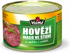 Hamé hovězí maso ve vlastní štávě 400 g