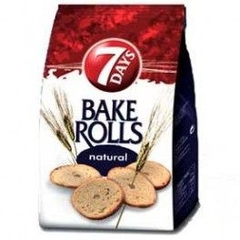 7 days Bake Rolls Křupavé chipsy Natural 80 g