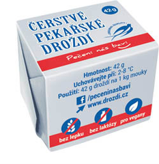 Droždí čerstvé chlaz 42 g 24/42g