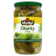 Hamé okurky sterilované 7-9 cm 680 g