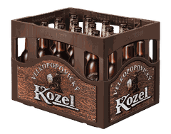 Velkopovický kozel černé pivo 500 ml vratná lahev 20 × 500 ml