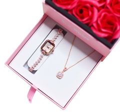 Combo Quà Tặng Đồng Hồ Nữ JA-1437 + ESME ES162