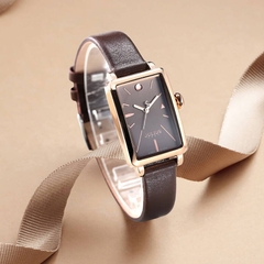 Đồng Hồ Nữ JA-941E Julius Hàn Quốc Dây Da (Nâu)