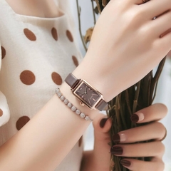 Đồng Hồ Nữ JA-941E Julius Hàn Quốc Dây Da (Nâu)