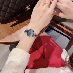 Combo Phụ Kiện Đồng Hồ Nữ JA-1209C +Lắc Nơ ESME ES214