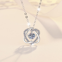 Dây chuyền Moissanite Cao Cấp  ESME ES448-HK047