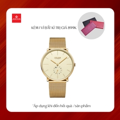 Đồng Hồ Nữ JS-043 Kính Sapphire Julius Hàn Quốc Dây Thép (2 Màu)