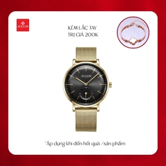 Đồng Hồ Nữ JA-1065B Julius Hàn Quốc Dây Thép