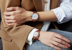 Combo Quà Tặng Đồng Hồ Nữ JA-1309LC Kèm Dây Mesh + Lắc Tay JSP078