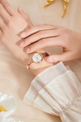 Đồng Hồ Nữ JA-1351B Julius Hàn Quốc Dây Da  (Nâu)