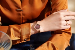 Đồng Hồ Nữ JA-1421C Julius Hàn Quốc Dây Thép (Đồng)