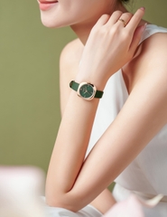 Đồng Hồ Nữ JA-1422 Julius Hàn Quốc Dây Da (3 Màu)