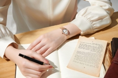 Combo  Đồng Hồ Nữ JA-1526D Julius Hàn Quốc  + Dây Chuyền ES214A