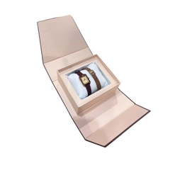 Combo Đồng Hồ Nữ Julius Hàn Quốc Dây Da JA-787E + Dây mesh