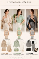 [New Arrival] Đồng Hồ Nữ JA-1590 Julius Dây Da (Nhiều Màu)