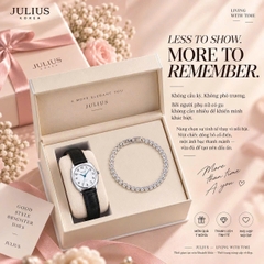 Combo Quà Tặng Đồng Hồ Nữ Julius JA-1475A + ES588