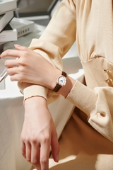 Combo  Đồng Hồ Nữ JA-1475B Julius + Dây Mesh + Dây Chuyền ES482